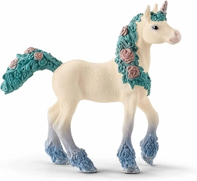 Schleich Toys Schleich Bayala - Blossom Unicorn Foal Collectible Figure (70591)
