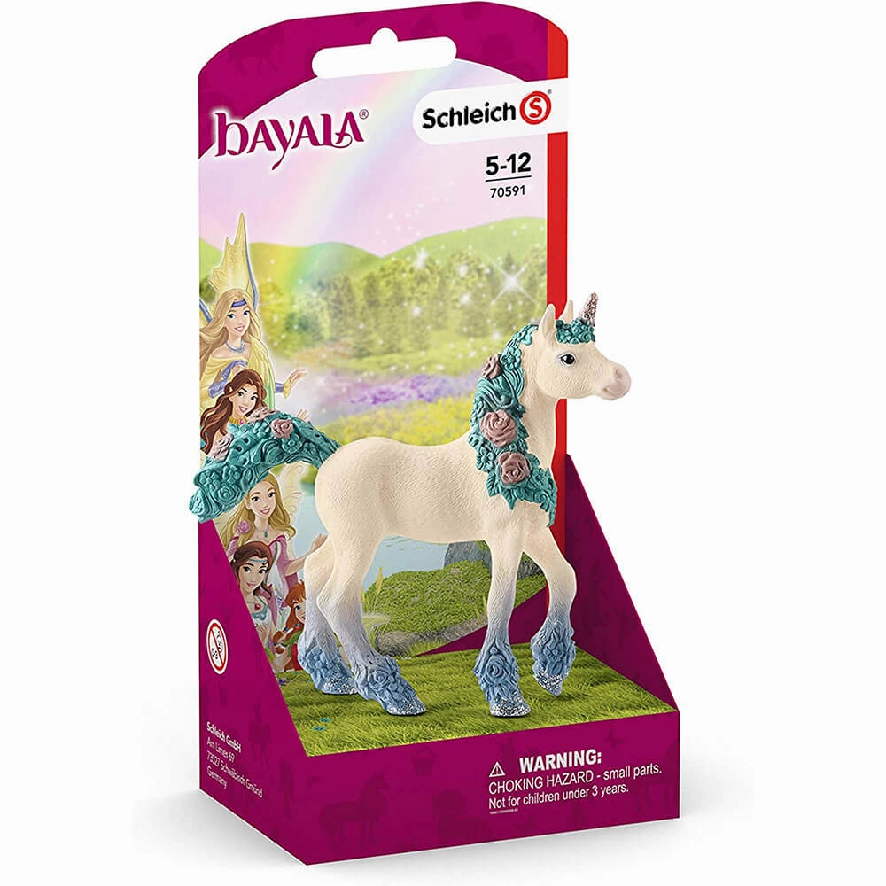 Schleich Toys Schleich Bayala Blossom Unicorn Foal Figure
