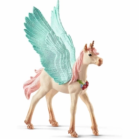 Schleich Toys Schleich Bayala Decorated Unicorn Pegasus Foal  Figure