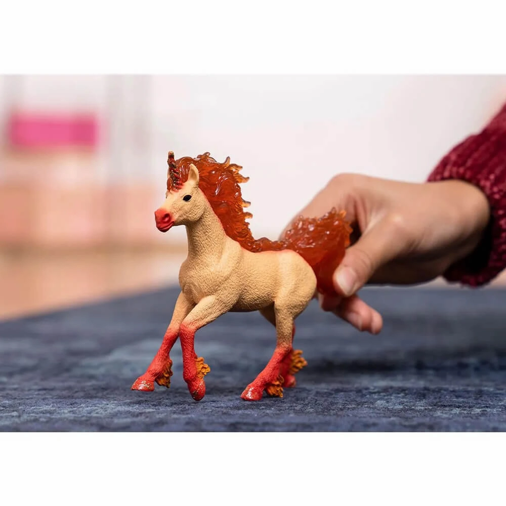 Schleich Toys Schleich Bayala Elementa Fire Unicorn Stallion (70756)