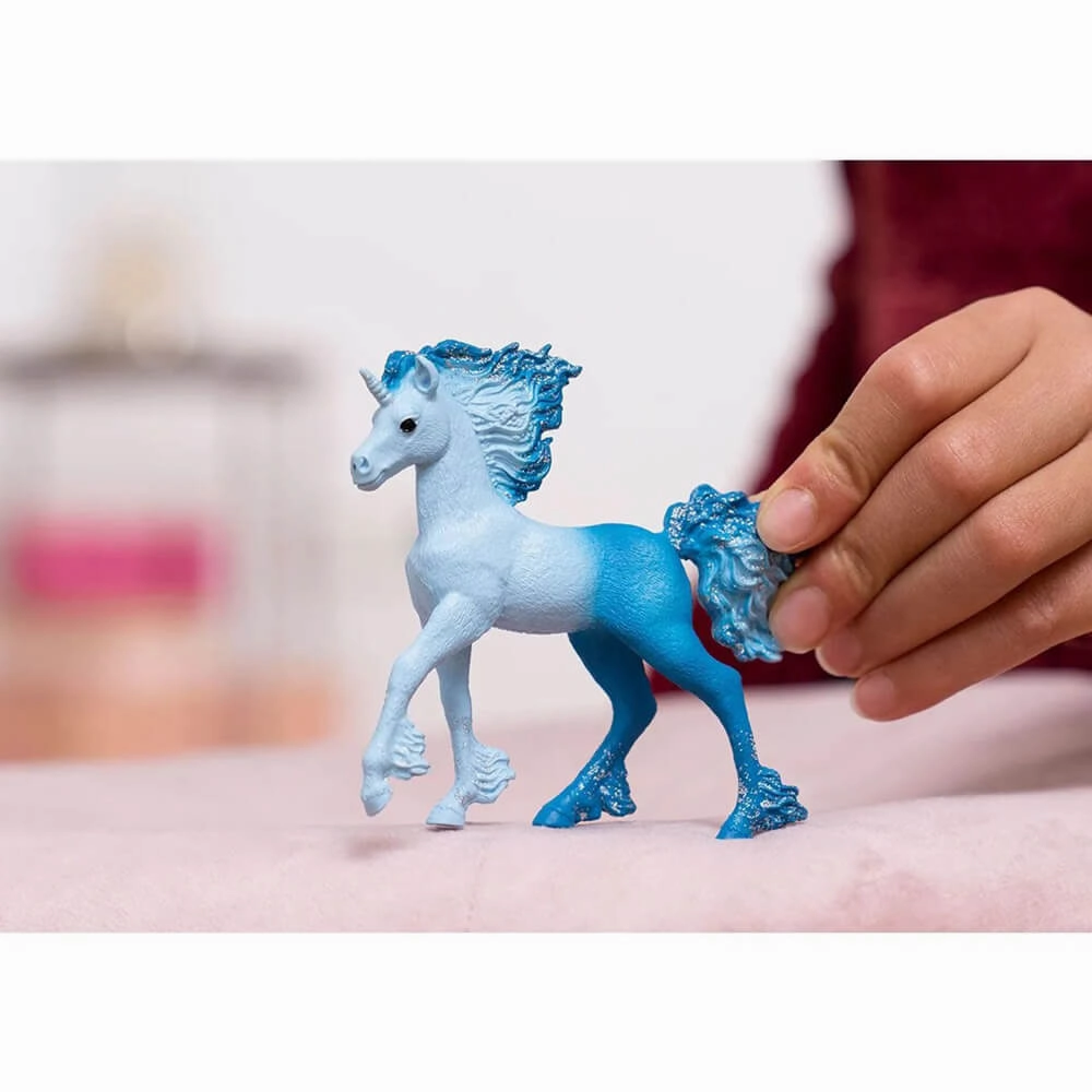 Schleich Toys Schleich Bayala Elementa Water Flames Unicorn Foal (70758)