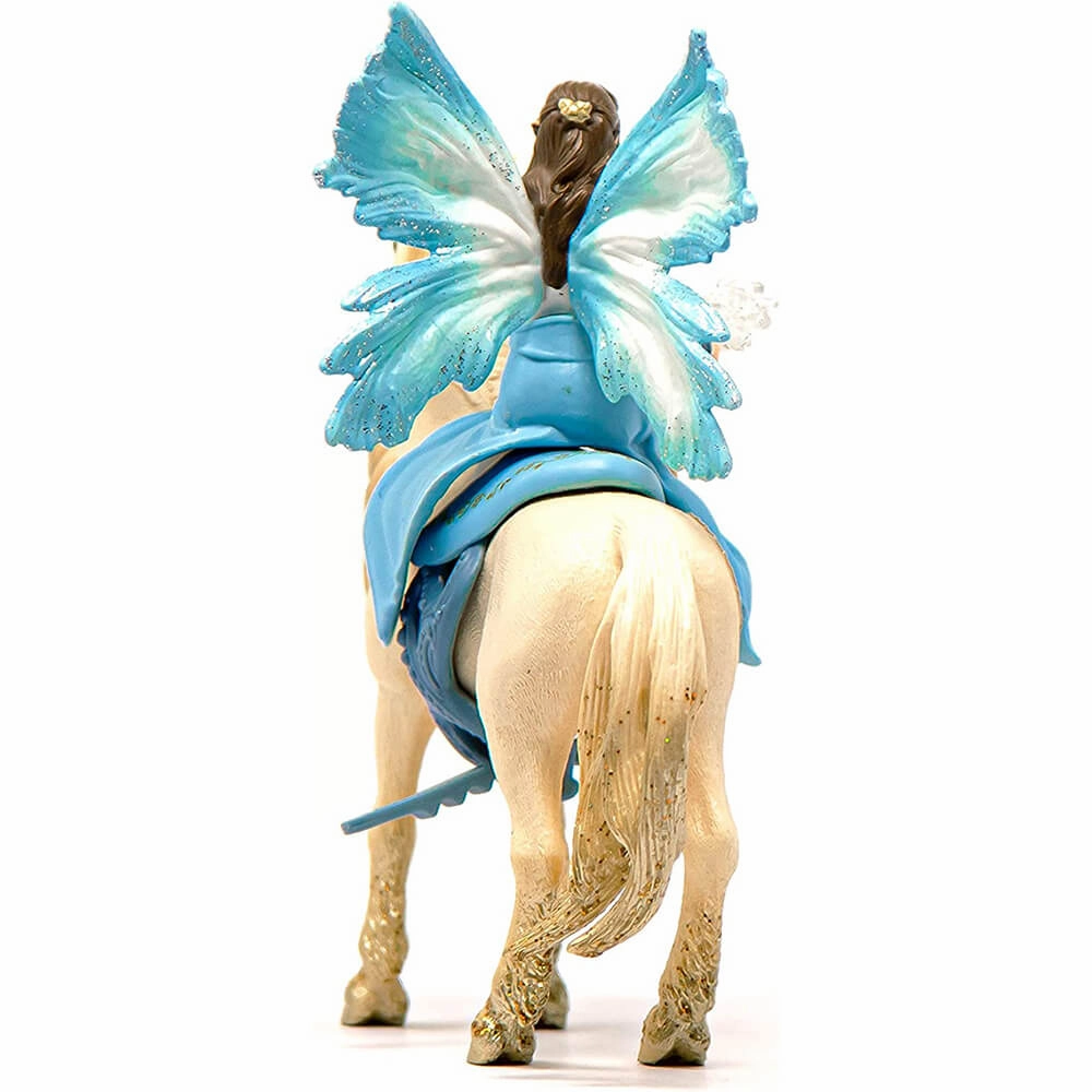 Schleich Toys Schleich Bayala Eyela Riding On Golden Unicorn Playset