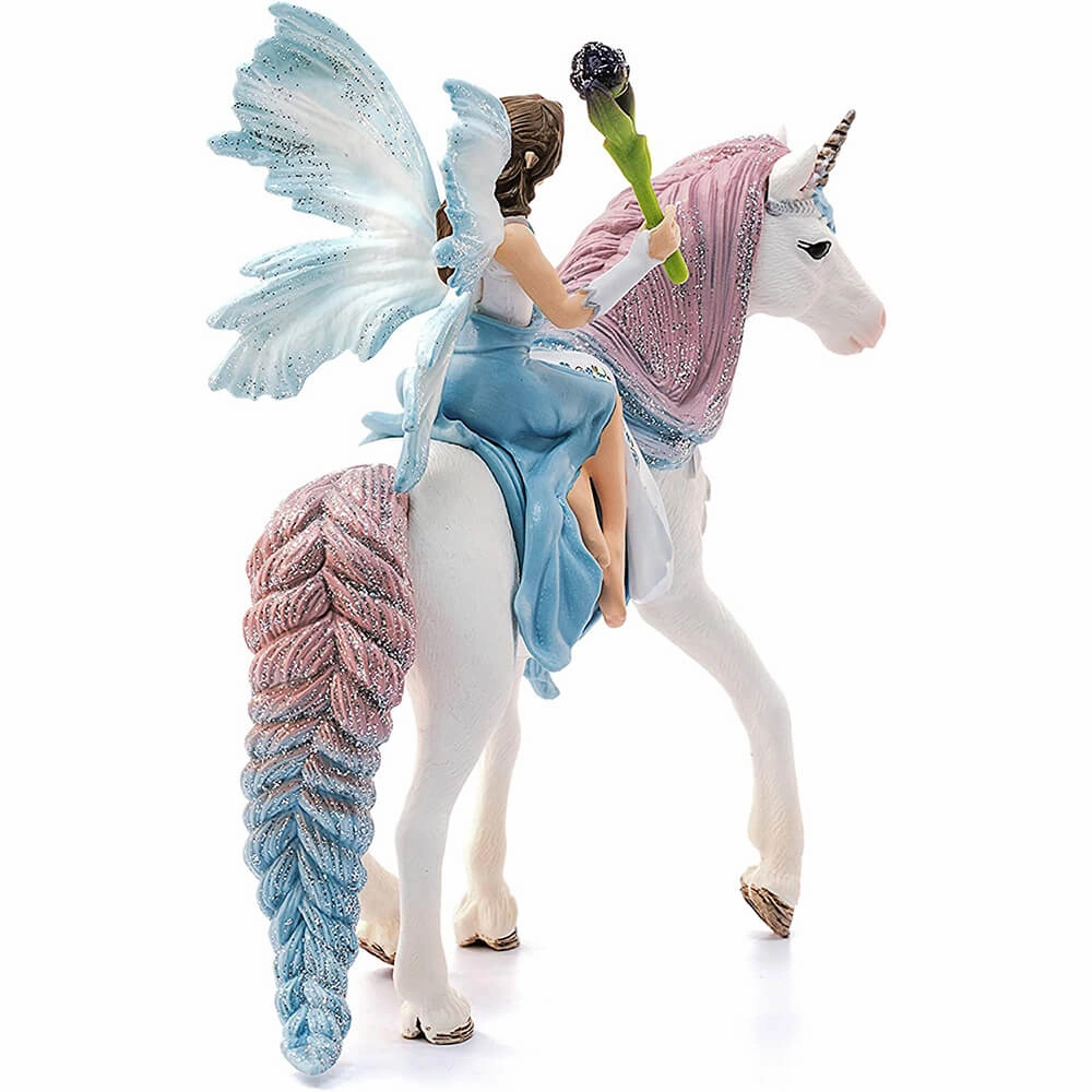 Schleich Toys Schleich Bayala Fairy Eyela with Princess Unicorn Playset