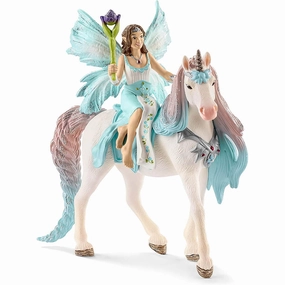Schleich Toys Schleich Bayala Fairy Eyela with Princess Unicorn Playset