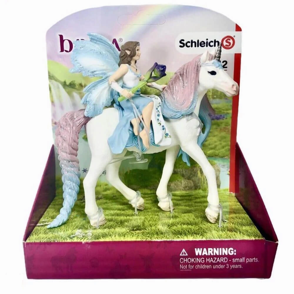 Schleich Toys Schleich Bayala Fairy Eyela with Princess Unicorn Playset