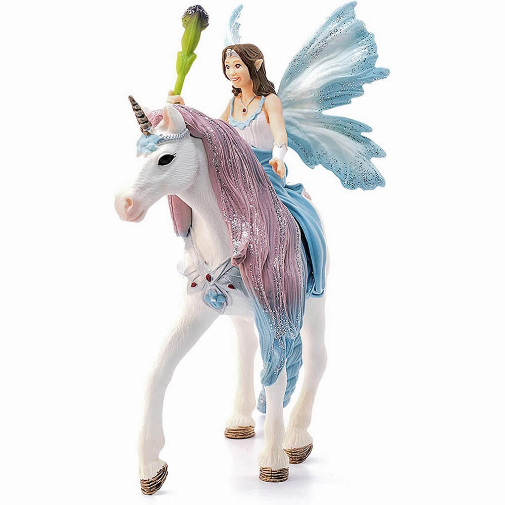 Schleich Toys Schleich Bayala Fairy Eyela with Princess Unicorn Playset