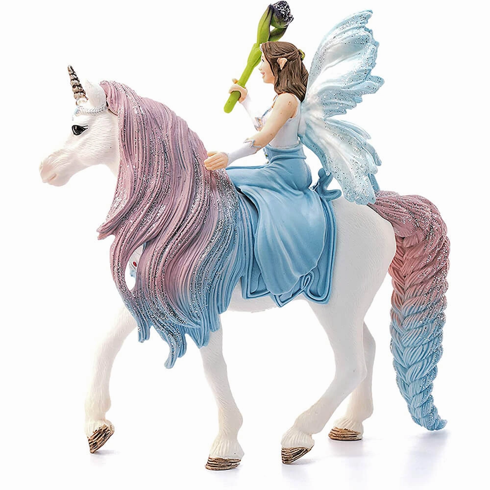Schleich Toys Schleich Bayala Fairy Eyela with Princess Unicorn Playset