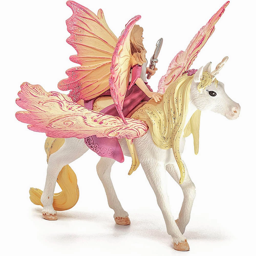 Schleich Toys Schleich Bayala Fairy Feya with Pegasus Unicorn Playset