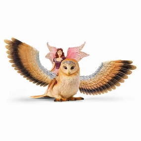 Schleich Toys Schleich Bayala Fairy in Flight in Glam-Owl