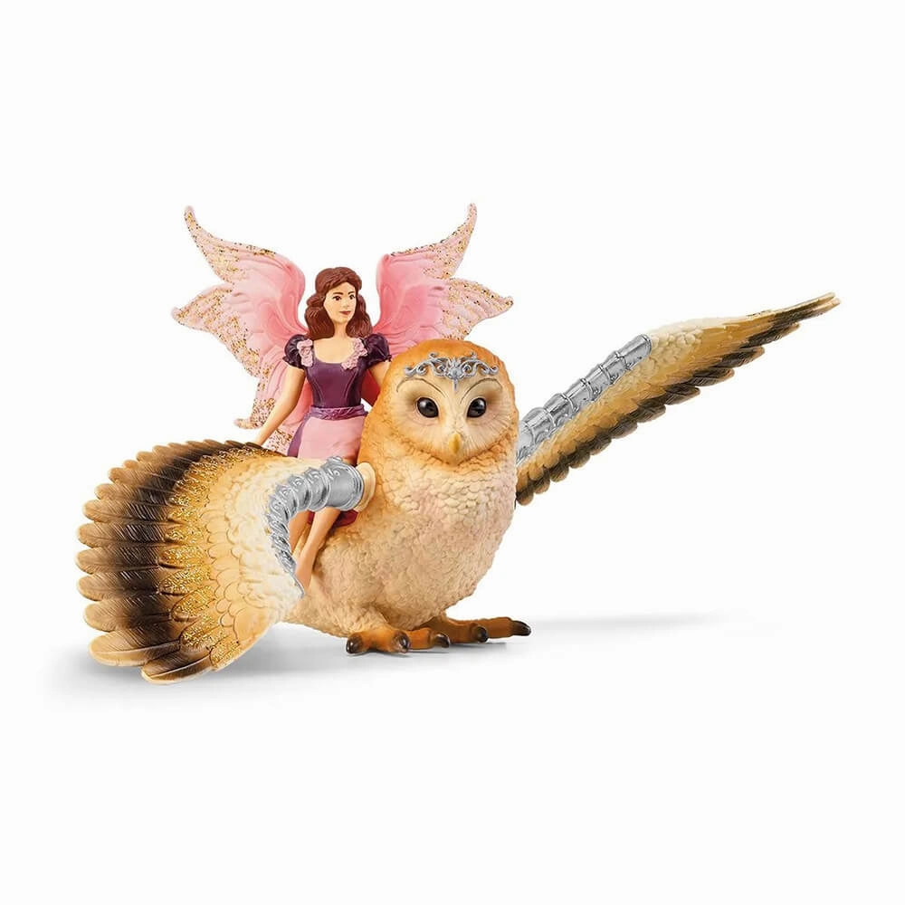 Schleich Toys Schleich Bayala Fairy in Flight in Glam-Owl