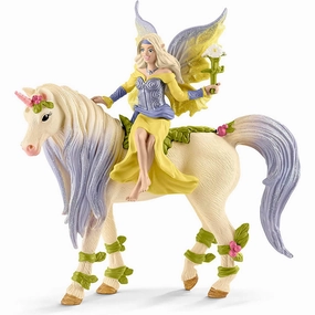 Schleich Toys Schleich Bayala Fairy Sera with Blossom Unicorn Playset