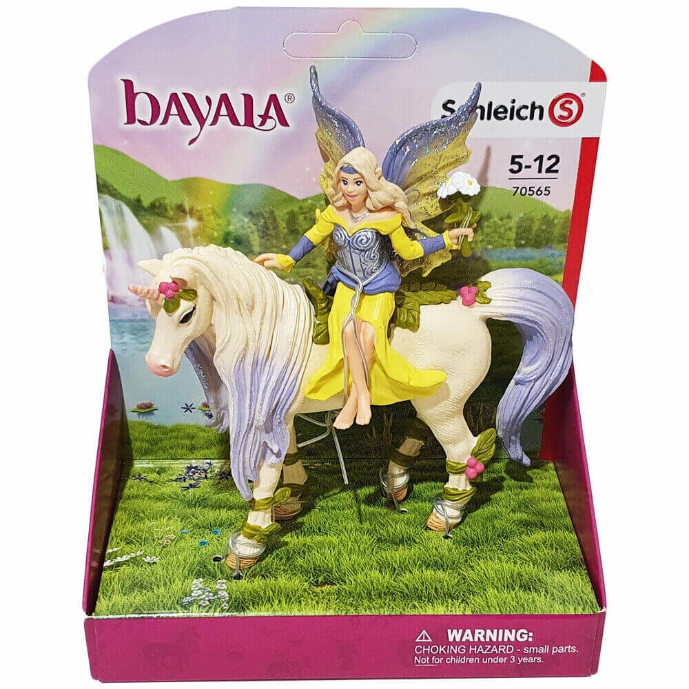 Schleich Toys Schleich Bayala Fairy Sera with Blossom Unicorn Playset