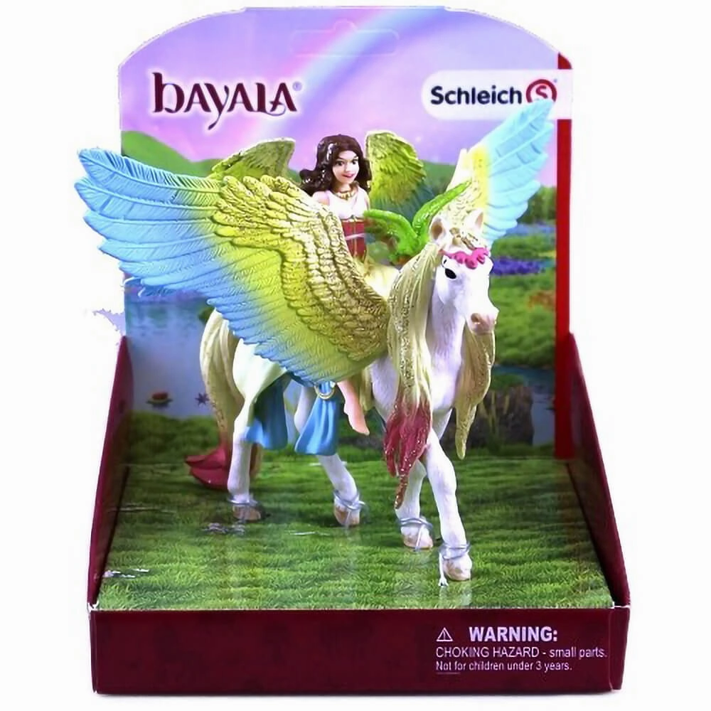 Schleich Toys Schleich Bayala Fairy Surah with Glitter Pegasus Playset