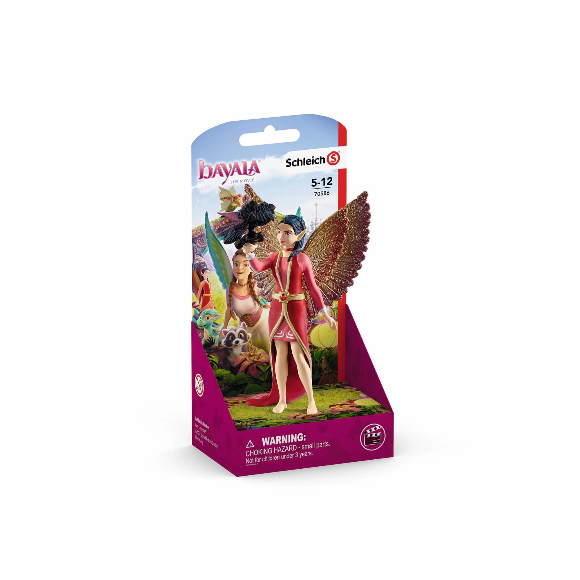 Schleich Toys Schleich Bayala Movie Nuray With Raven Munyn Figure
