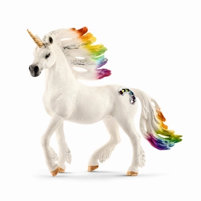 Schleich Toys Schleich Bayala Rainbow Unicorn, Stallion Figure