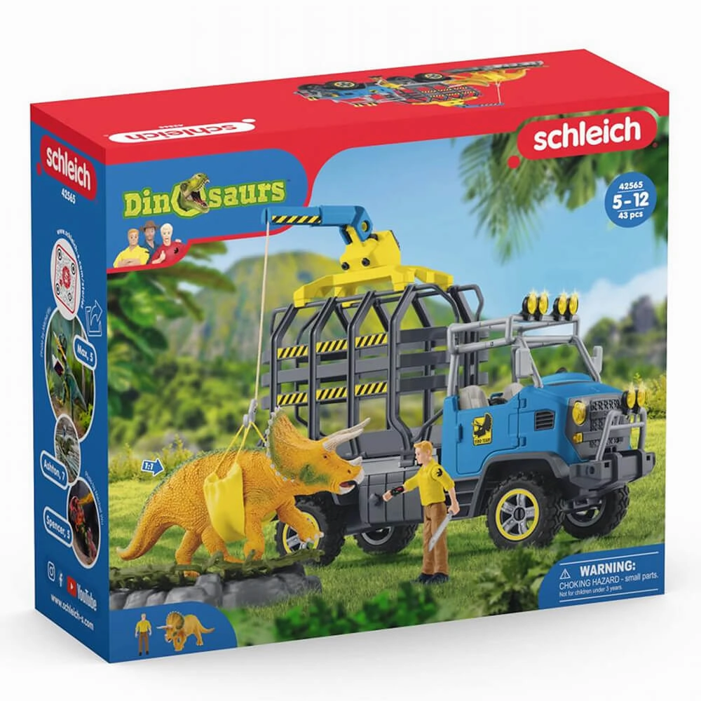 Schleich Toys Schleich Dinosaurs Dino Transport Mission Playset