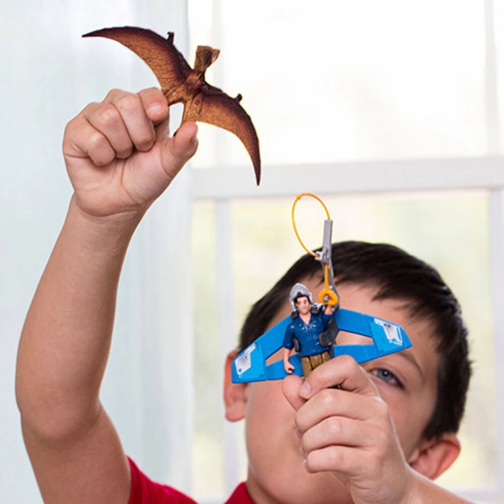 Schleich Toys Schleich Dinosaurs Jetpack Chase Playset