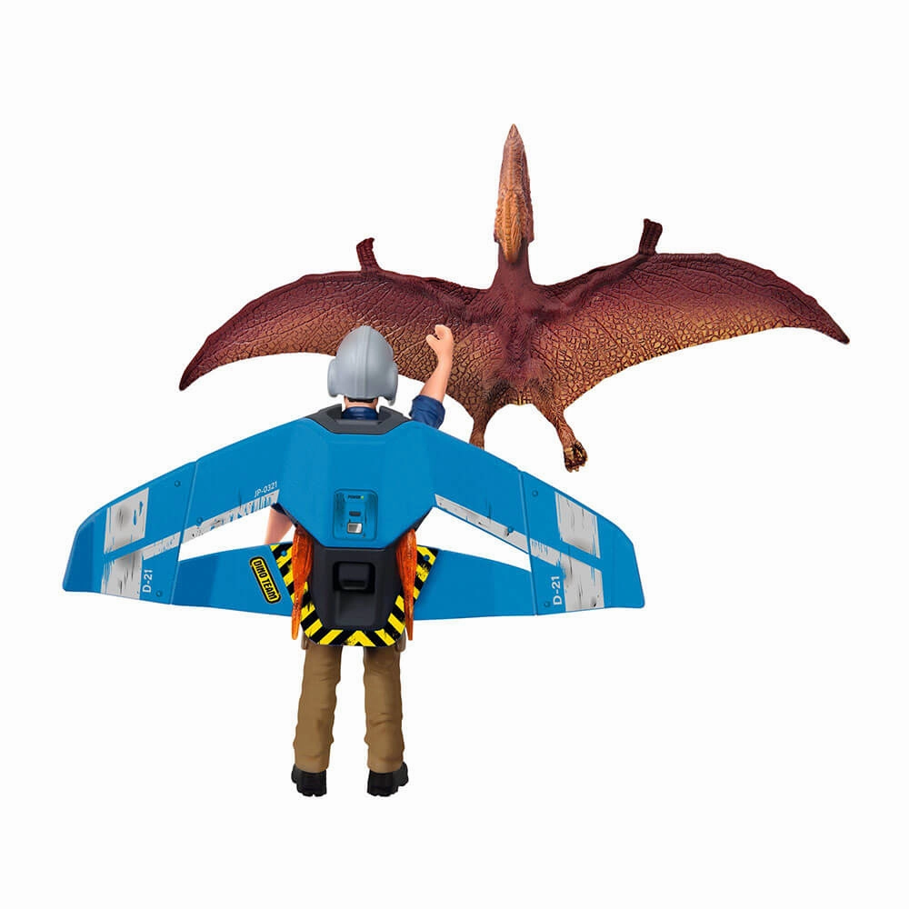 Schleich Toys Schleich Dinosaurs Jetpack Chase Playset