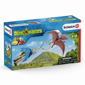 Schleich Toys Schleich Dinosaurs Jetpack Chase Playset