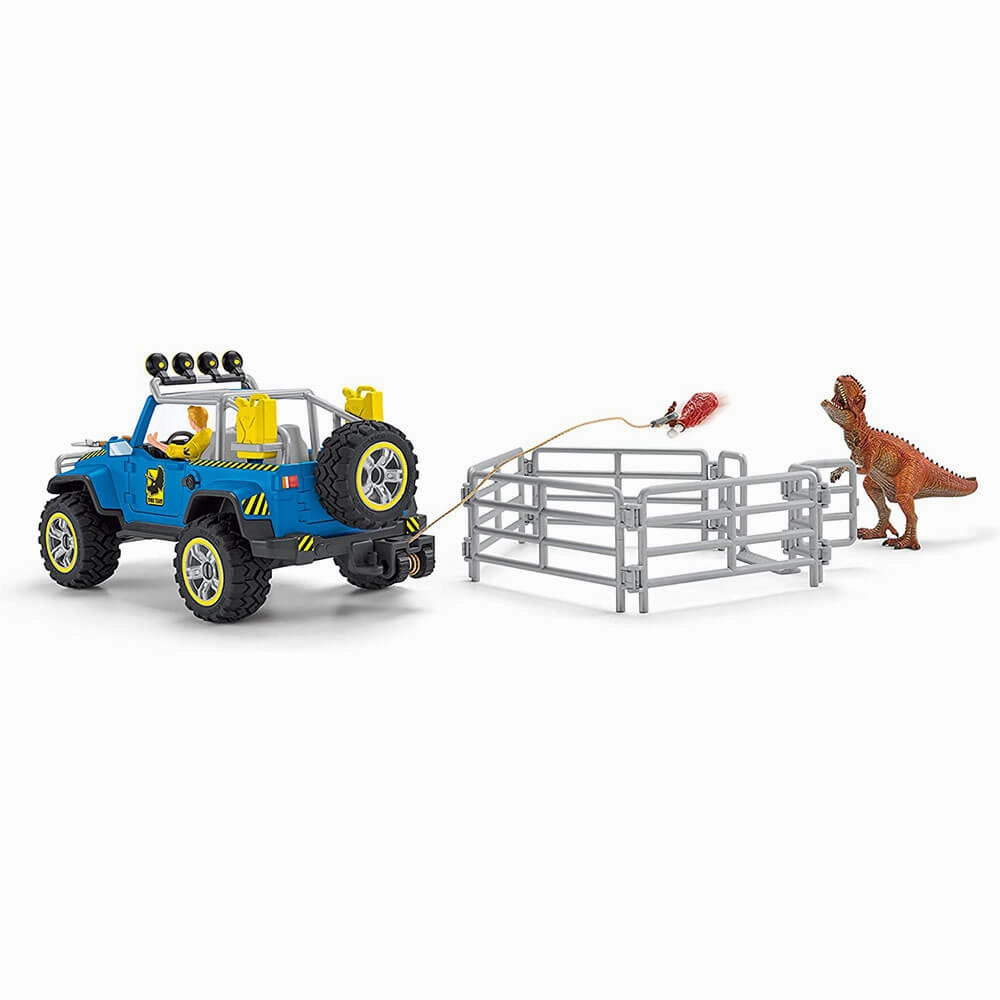 Schleich Toys Schleich Dinosaurs Off-Road Vehicle with Dino Outpost Playset
