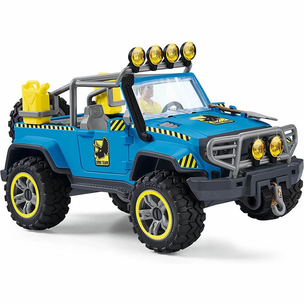 Schleich Toys Schleich Dinosaurs Off-Road Vehicle with Dino Outpost Playset