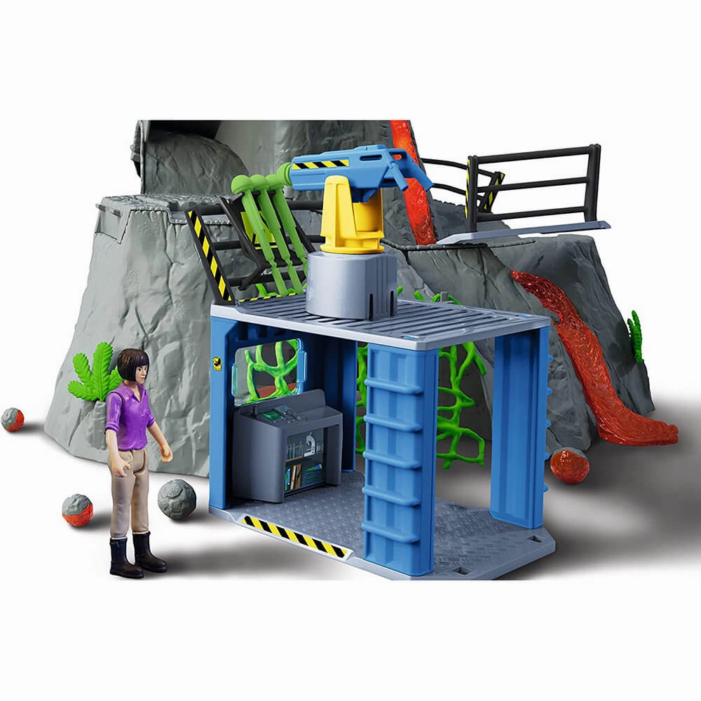 Schleich Toys Schleich Dinosaurs Volcano Expedition Base Camp Playset