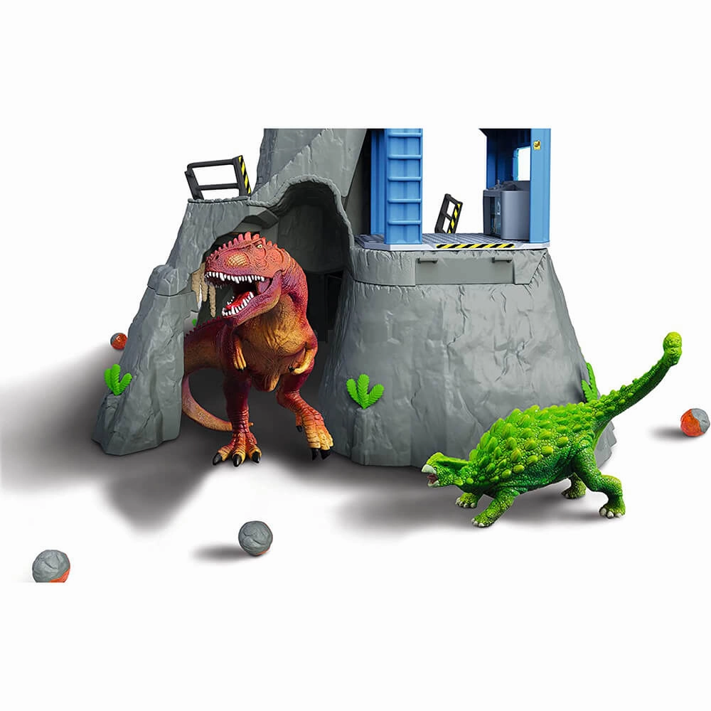 Schleich Toys Schleich Dinosaurs Volcano Expedition Base Camp Playset