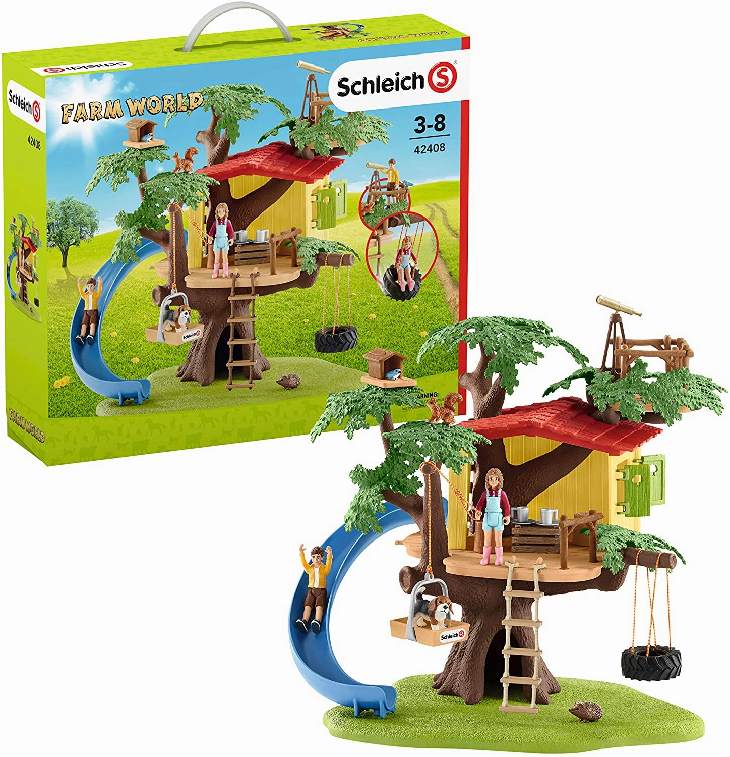 Schleich Toys Schleich Farm World 42408 Adventure Tree House