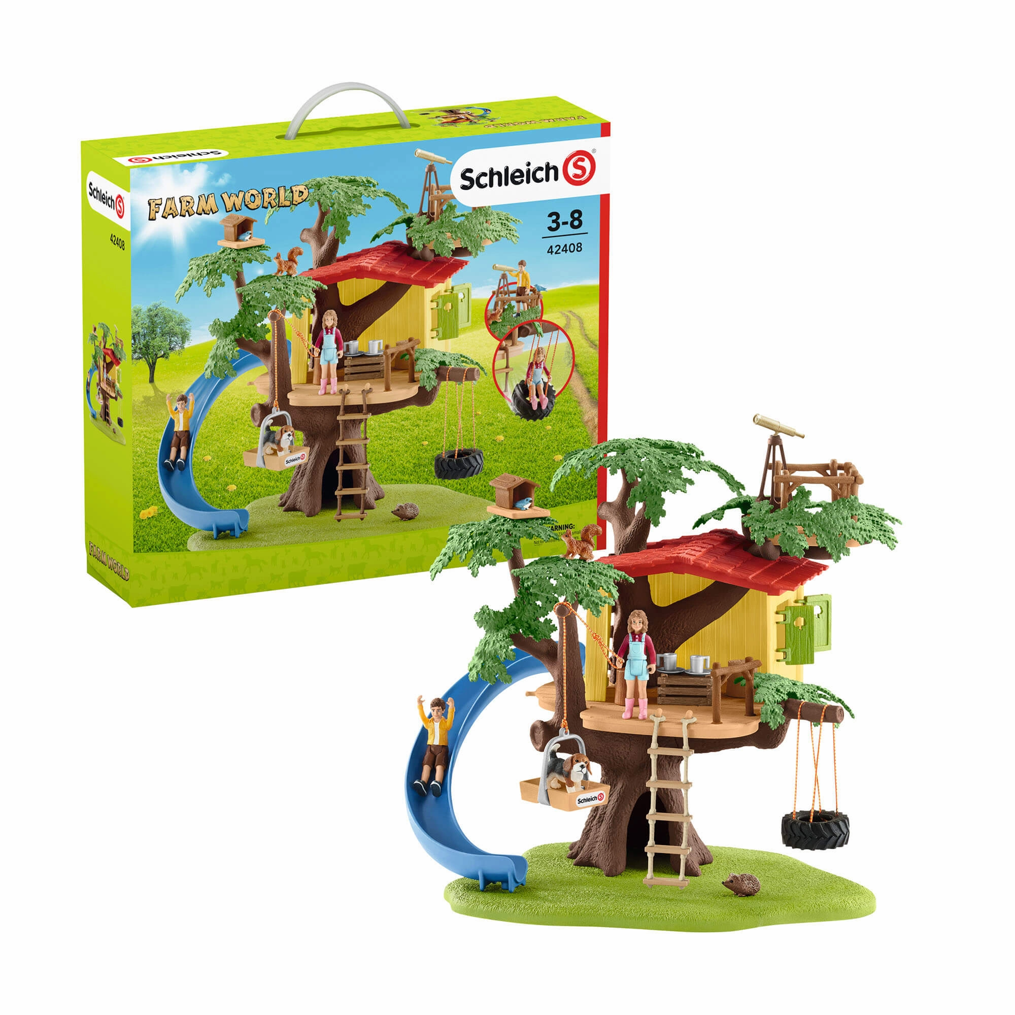 Schleich Toys Schleich Farm World Adventure Tree House Play Set