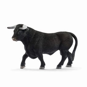 Schleich Toys Schleich Farm World Black Bull Animal Figure