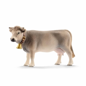 Schleich Toys Schleich Farm World Braunvieh Cow Animal Figure