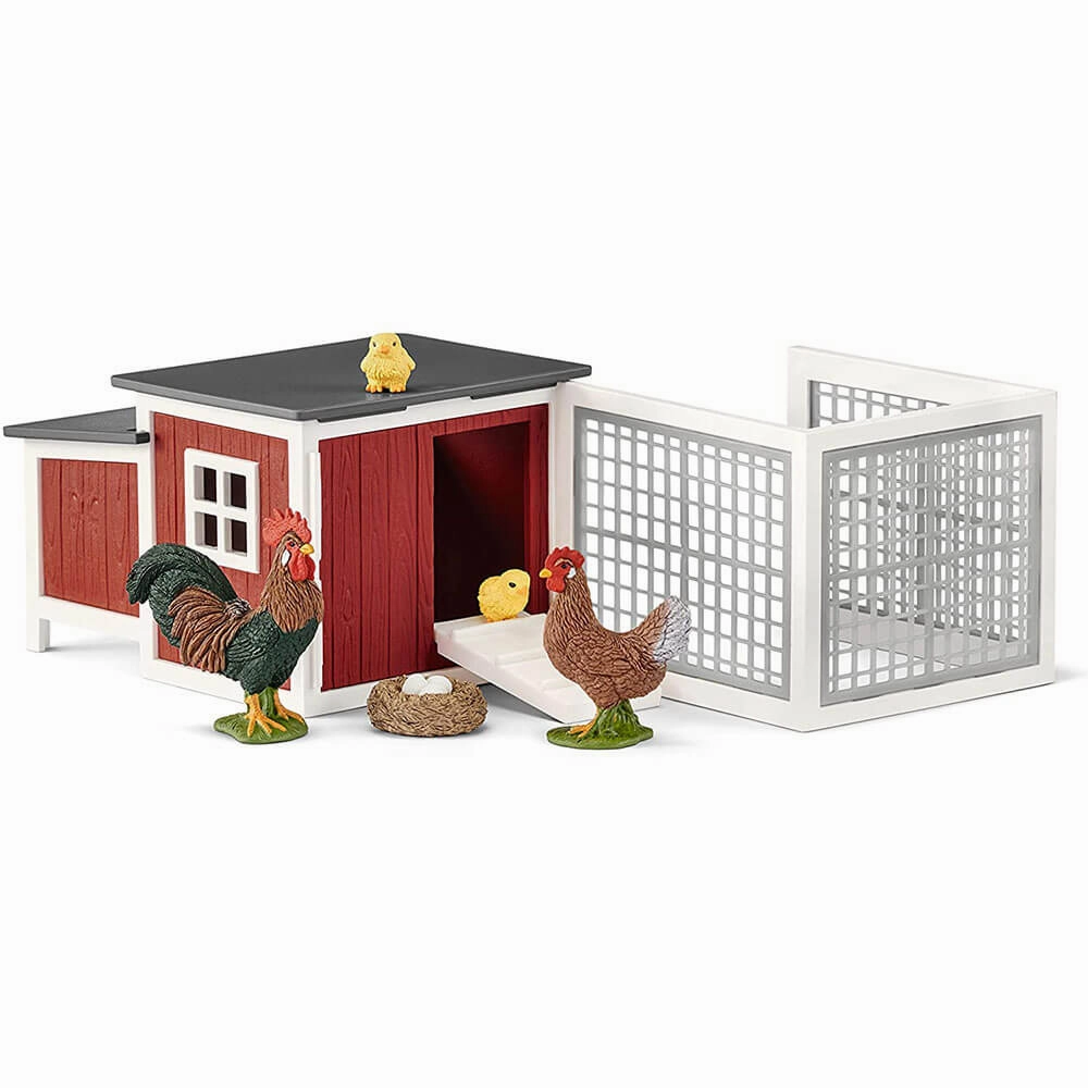 Schleich Toys Schleich Farm World Chicken Coop Playset