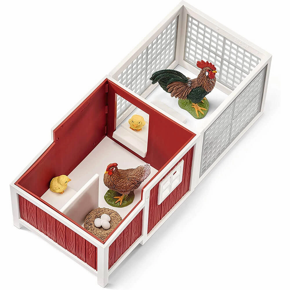 Schleich Toys Schleich Farm World Chicken Coop Playset
