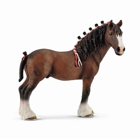 Schleich Toys Schleich Farm World Clydesdale Gelding Animal Figure