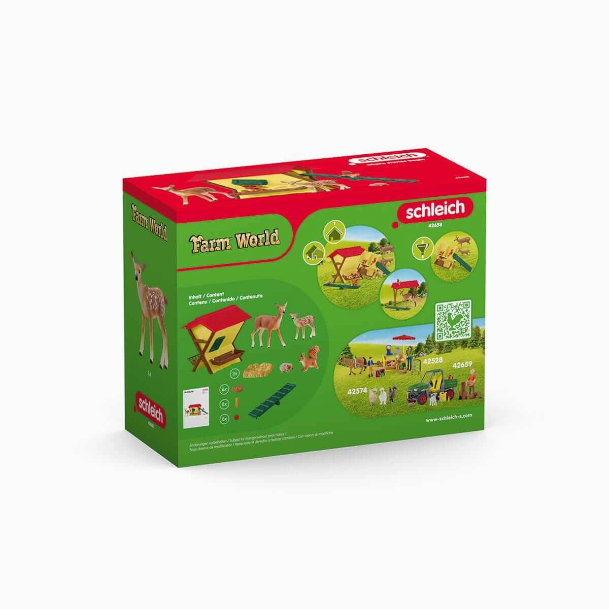 Schleich Toys Schleich Farm World Feeding the Forest Animals Set