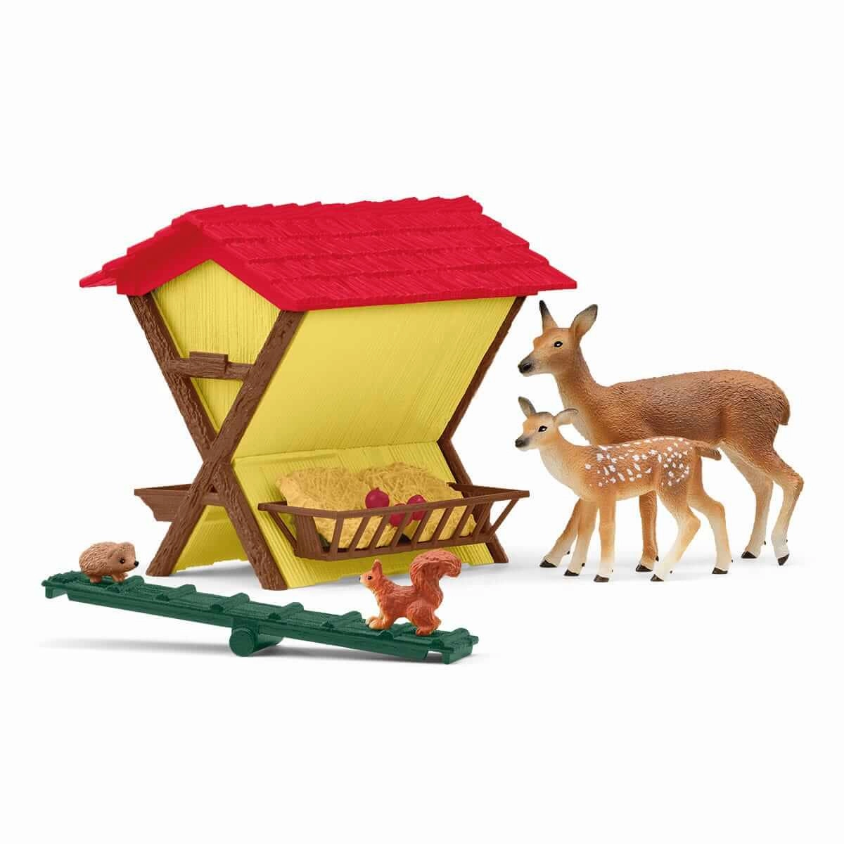 Schleich Toys Schleich Farm World Feeding the Forest Animals Set
