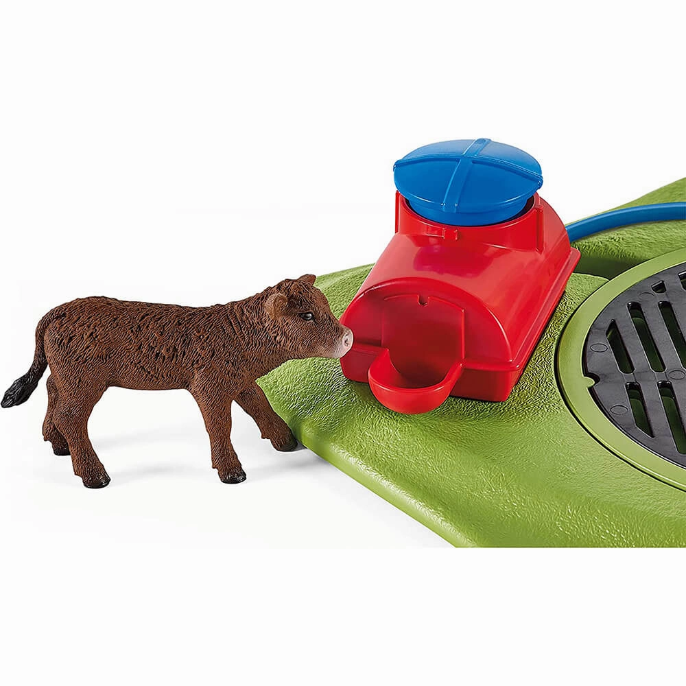 Schleich Toys Schleich Farm World Happy Cow Wash Playset