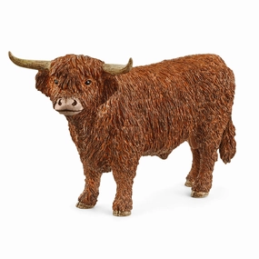 Schleich Toys Schleich Farm World Highland Bull Animal Figure (13919)