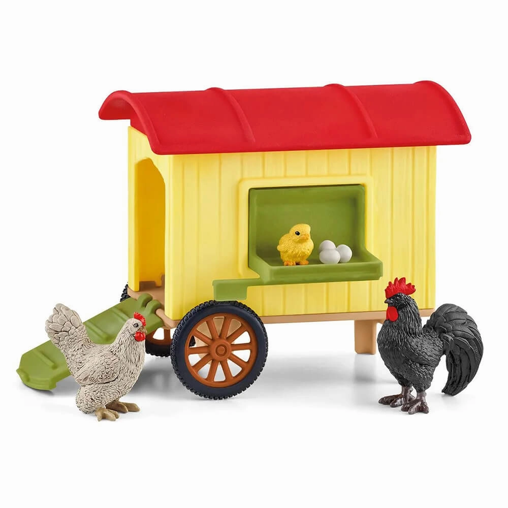 Schleich Toys Schleich Farm World Mobile Chicken Coop