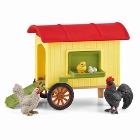 Schleich Toys Schleich Farm World Mobile Chicken Coop