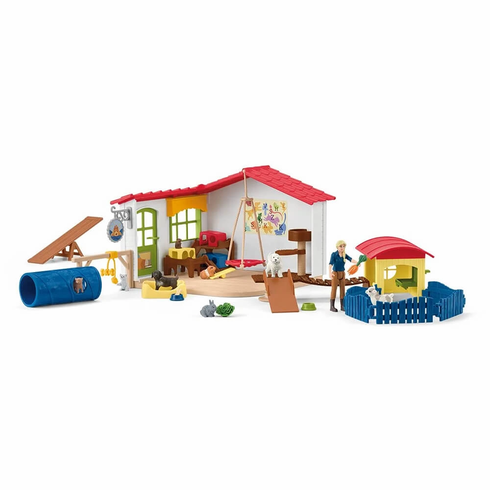 Schleich Toys Schleich Farm World Pet Hotel Set