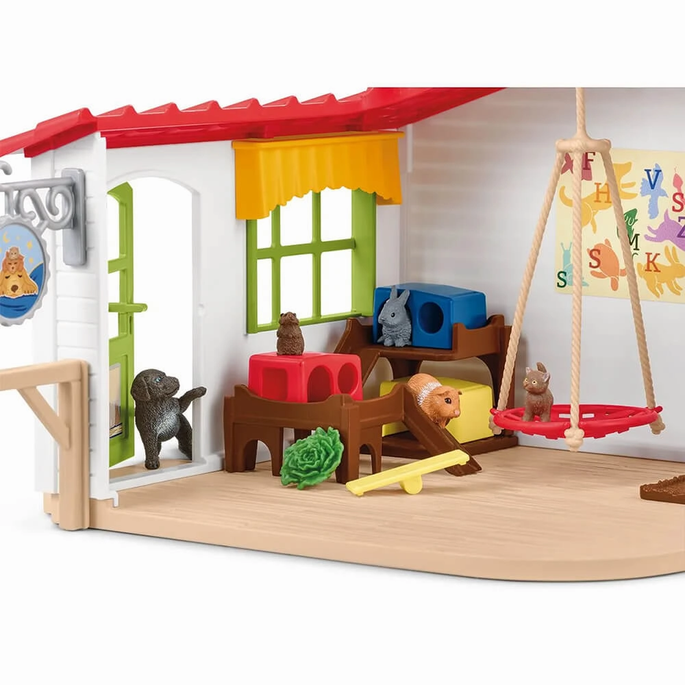 Schleich Toys Schleich Farm World Pet Hotel Set
