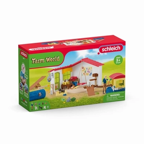 Schleich Toys Schleich Farm World Pet Hotel Set
