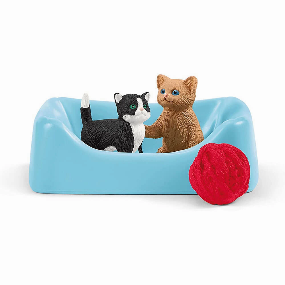 Schleich Toys Schleich Farm World Playtime For Cute Cats Playset