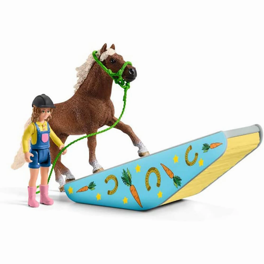 Schleich Toys Schleich Farm World Pony Agility Training Playset