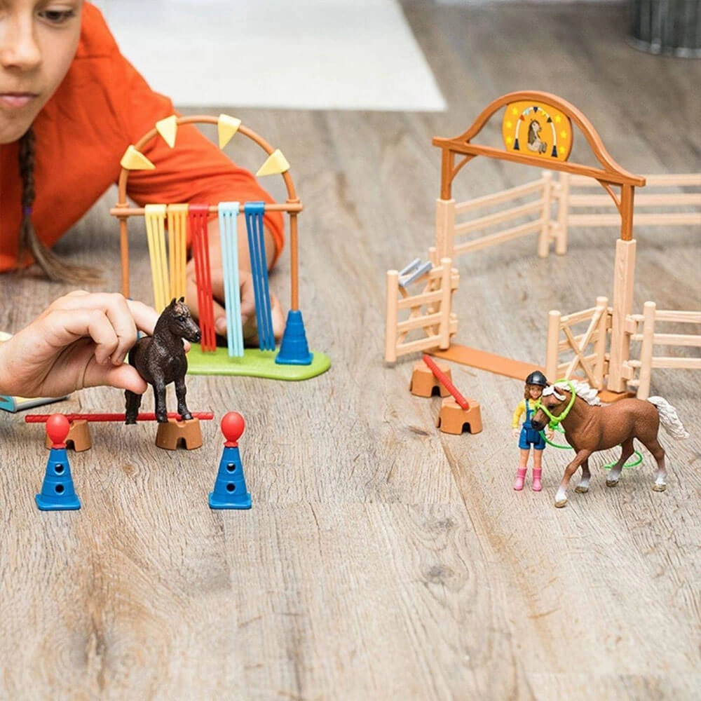 Schleich Toys Schleich Farm World Pony Agility Training Playset