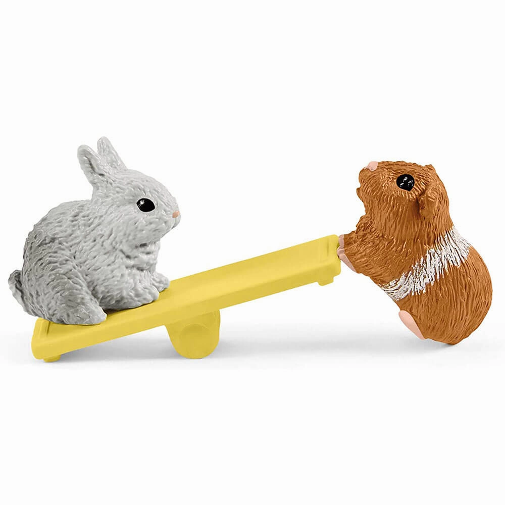 Schleich Toys Schleich Farm World Rabbit and Guinea Pig Hutch Playset