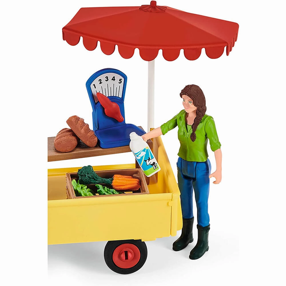 Schleich Toys Schleich Farm World Sunny Day Mobile Farm Stand Playset