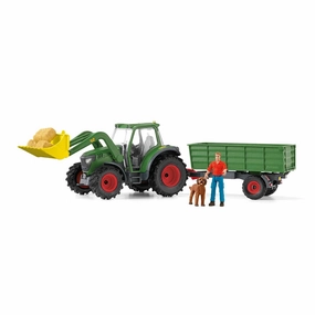 Schleich Toys Schleich Farm World Tractor with Trailer