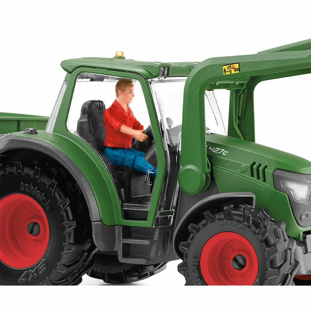 Schleich Toys Schleich Farm World Tractor with Trailer